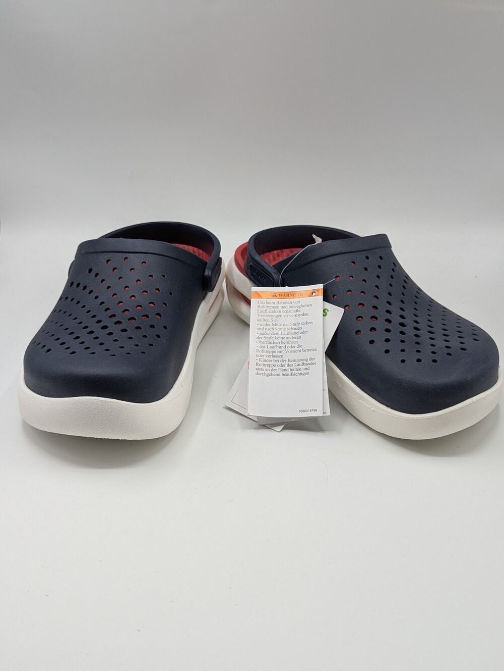 Crocs Inmotion Clogs Slides Shoes Navy/White/Red Mens Size 5 / Womens Size 7 NWT